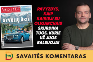 Pavyzdys, kaip kairieji su oligarchais skurdina tuos, kurie už juos balsuoja.