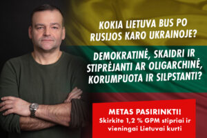 Kreipimasis į Lietuvos demokratines jėgas, startuolių ir   vienaragių kūrėjus, pažangų jaunimą ir patriotus:  metas tapti galia, kuria galėtų remtis demokratinė Lietuvos valstybė!