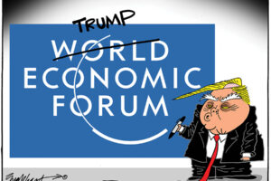 D. Trumpas iš naujo paleidžia pasaulį, tik šis nebūtinai bus saugesnis