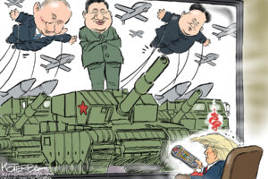D. Trumpas, Xi Jinpingas ir dirbtinis intelektas pasaulį keičia, bet nebūtinai į saugesnį